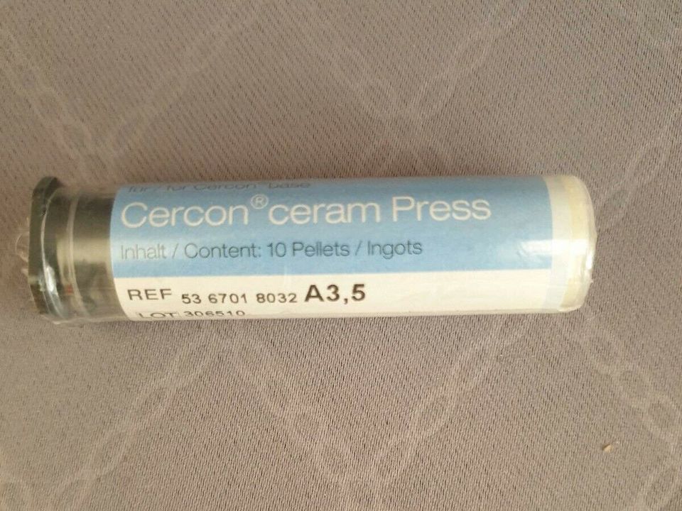 Cercon ceram Press express Rohlinge Zahntechnik Pressrohlinge in Aerzen
