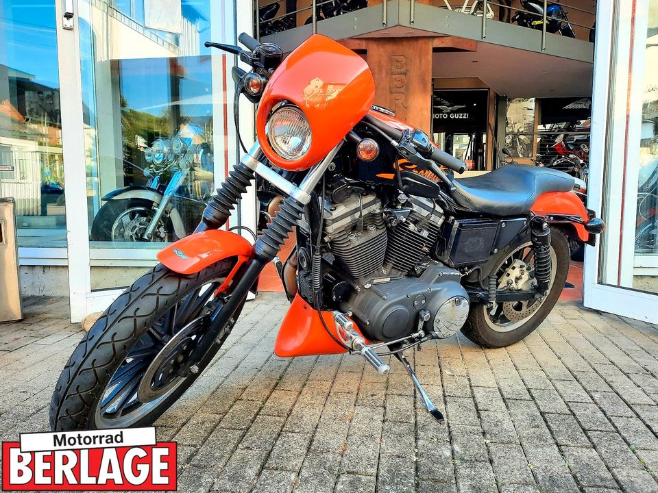 Harley Davidson XL883R Roadster Bugspoiler Flyscreen Progr Susp in Borchen