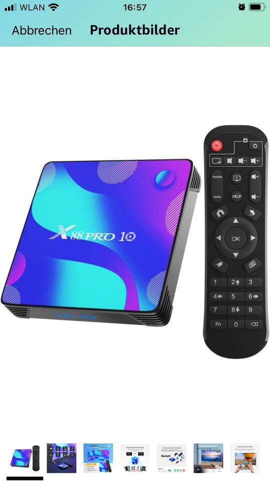 Android TV BOX X88 Pro 10 in Manching