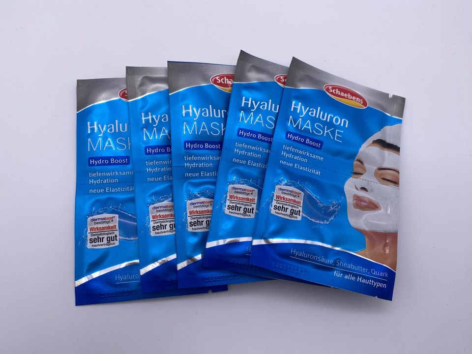 Schaebens Hyaluron Maske Hydra Boost  5x 2x 5 ml Gesichtsmaske in Erfurt