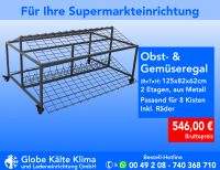 Obstregal, Gemüseregal, Supermarktregal, Ladenregal, Gitterregal, Bioladen, Supermarteinrichtung, Ladeneinrichtung Nordrhein-Westfalen - Mülheim (Ruhr) Vorschau