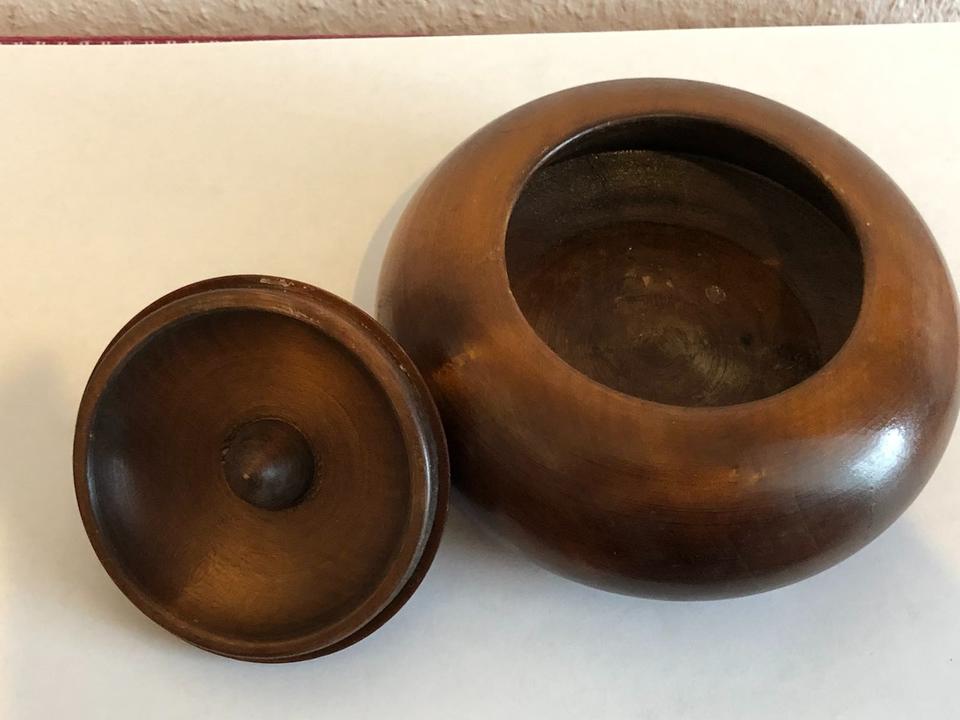 Holzschale vintage dunkel Holz Schmuck Dekoration in Mannheim