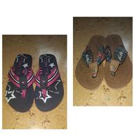 2 x Zehentrenner / Flip Flops Gr. 35 TOM TAILOR für Mädchen Bayern - Leutershausen Vorschau