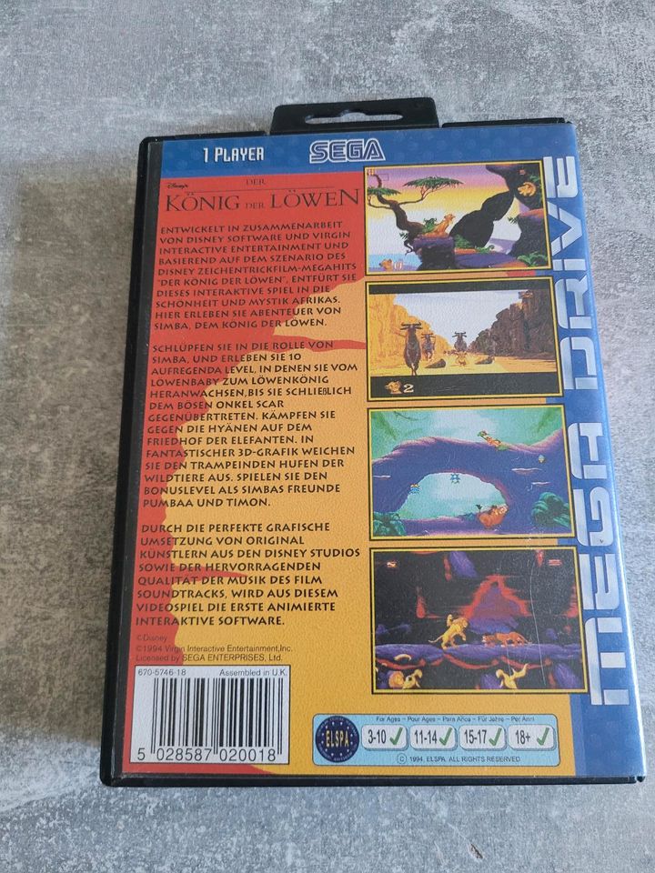 König der Löwen - Sega Mega Drive CIB in Berlin