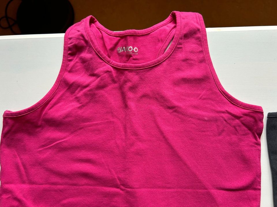 3 x Jako-o Mädchen T-Shirt Sport Shirt  152 / 158 – pink anthrazi in Frankfurt am Main