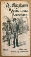 alte Ausflugskarte für Würzburgs Umgebung Dresden - Striesen-Süd Vorschau