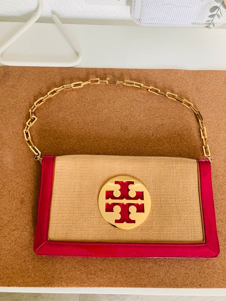 Tory Burch Schulter Tasche Umhängetasche Pink Gold in Wiesbaden