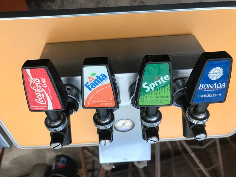 Zapfanlage CocaCola, Fanta, Sprite, Bonaqa aus Edelstahl in Kempen