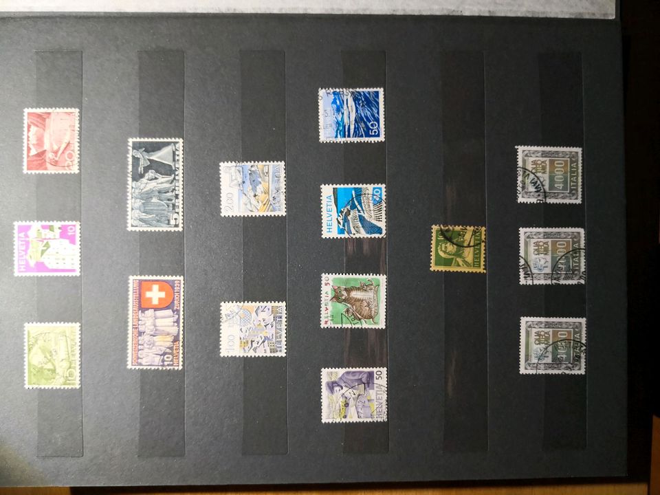 Briefmarken Sammlung Stamp collection (1/3) in Weikersheim