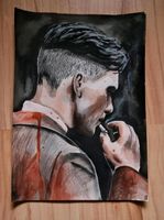 Tommy Shelby Peaky Blinders Portrait Aquarell A4 Münster (Westfalen) - Gievenbeck Vorschau