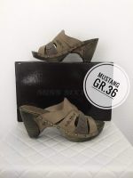 36 Mustang Sandalen Schuhe Damen Sommer Pumps high Geld Leder Nordrhein-Westfalen - Leverkusen Vorschau