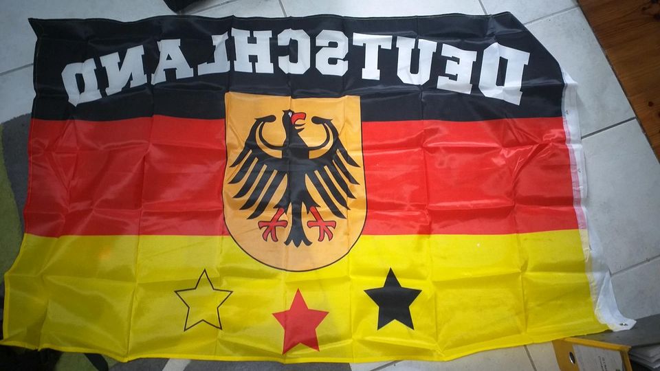 Deutschland Fahne Autofahne Flagge Spiegel kappen Fußball WM EM in Quickborn