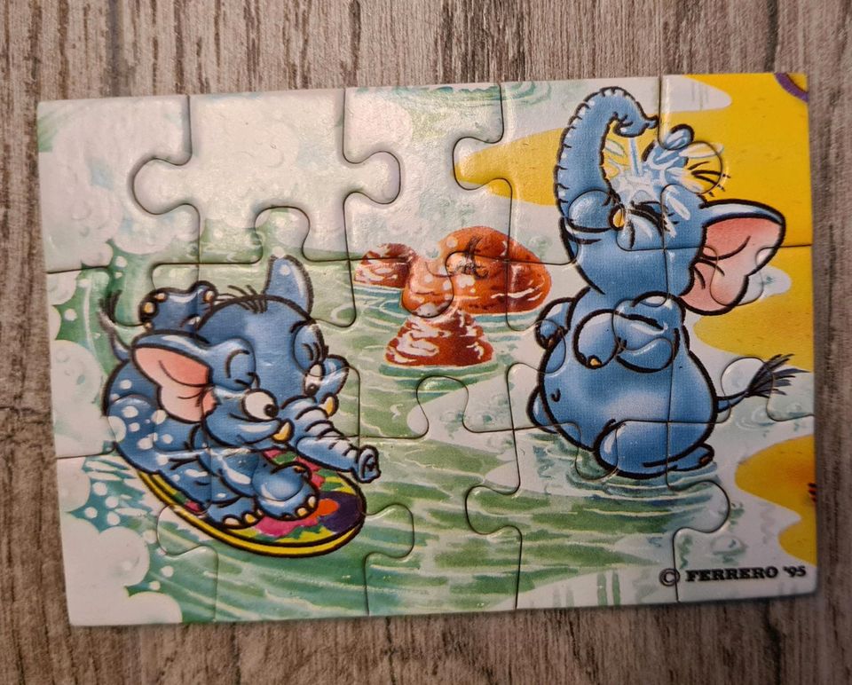 Puzzle, Mini Puzzle - Ü-Eier (EZ 1€) Dinos, Füchse, Elefanten in Bahretal