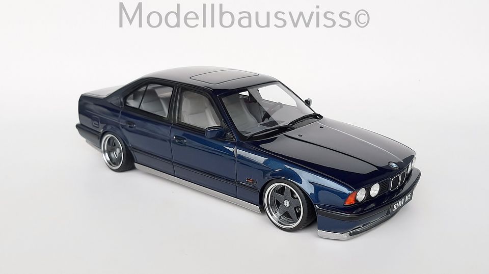 BMW M5 E34 Blau 1/18 1zu18 1:18 RAR, Neu, Umbau, Selten, Top in  Baden-Württemberg - Waldshut-Tiengen, Modellbau gebraucht kaufen