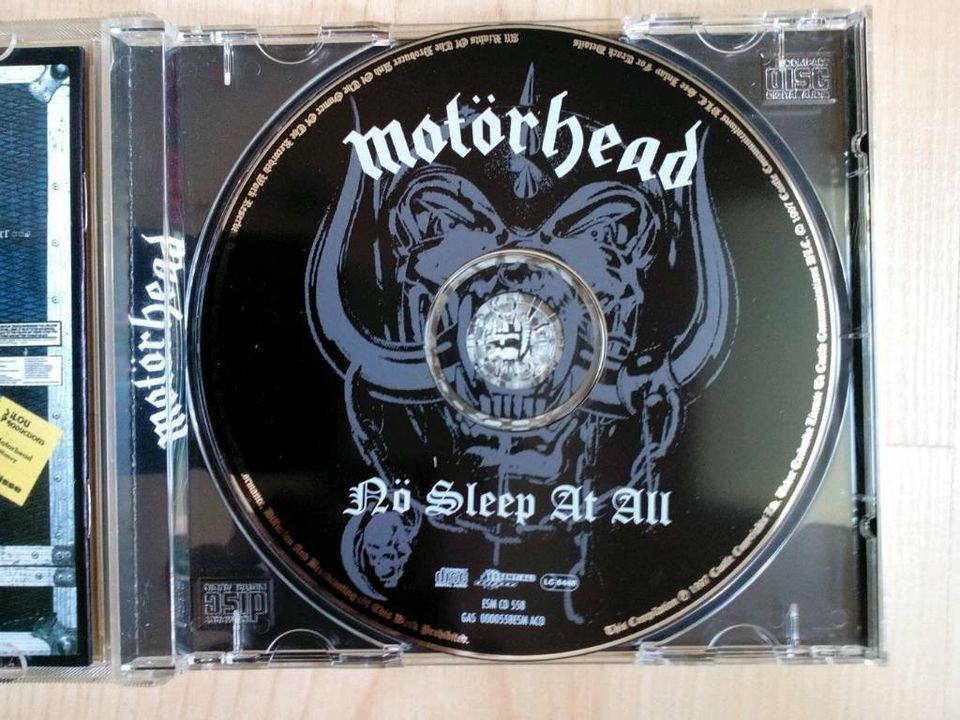 Motörhead ‎– Nö Sleep At All(Jewel Case CD)Wie Neu in Wolfen