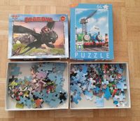 Set mit 2 Kinderpuzzle Drache Ohnezahn und Lok Thomas Bayern - Wolnzach Vorschau