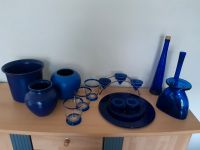 Deko in blau ☆ Vasen, Teelichthalter, Teller, etc Saarland - Freisen Vorschau