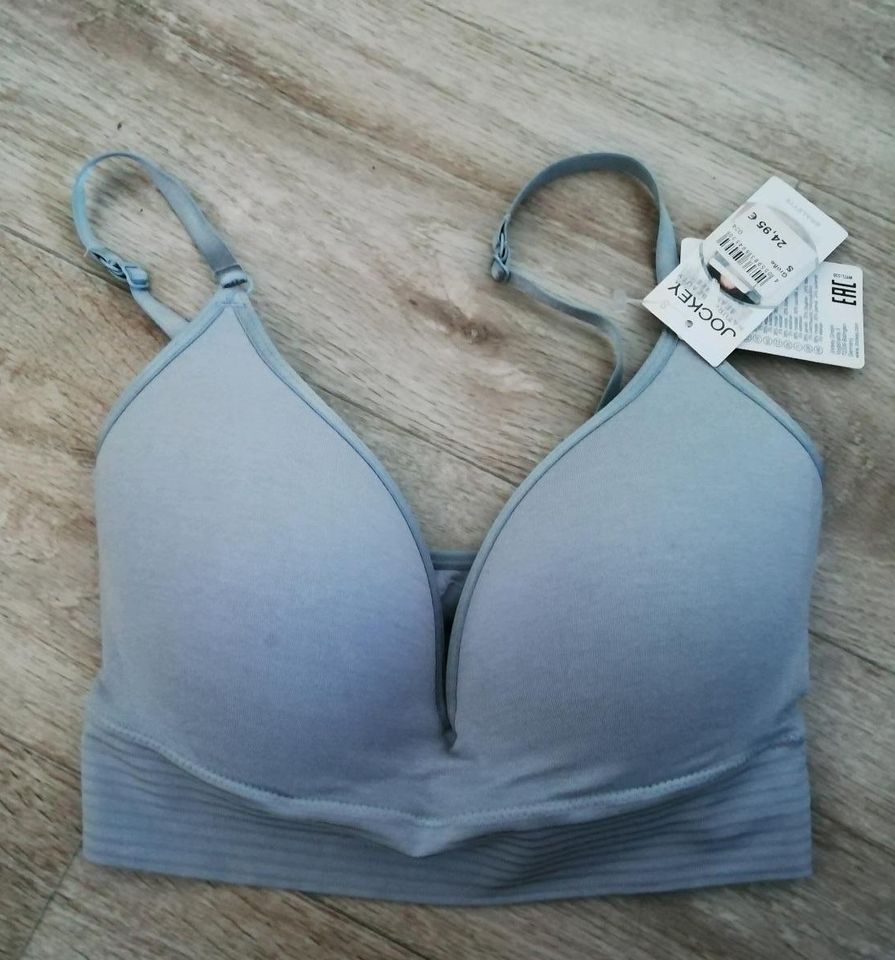 Jockey Bustier grau Gr. S 36 padded in Mühlacker