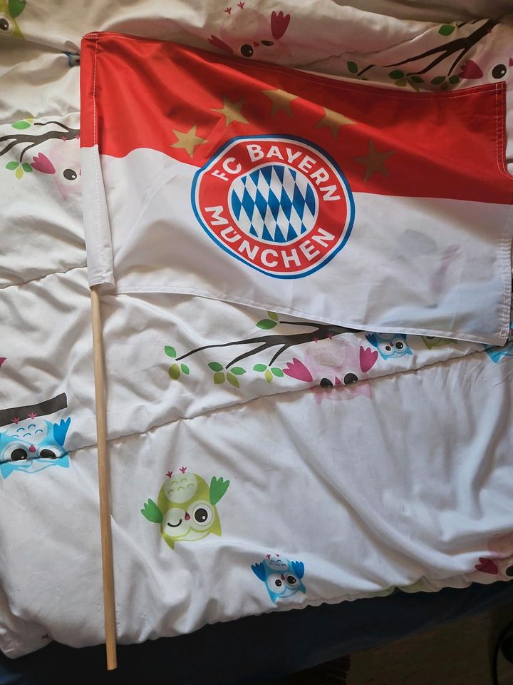 FC Bayern München Fahne zu verkaufen in Ansbach