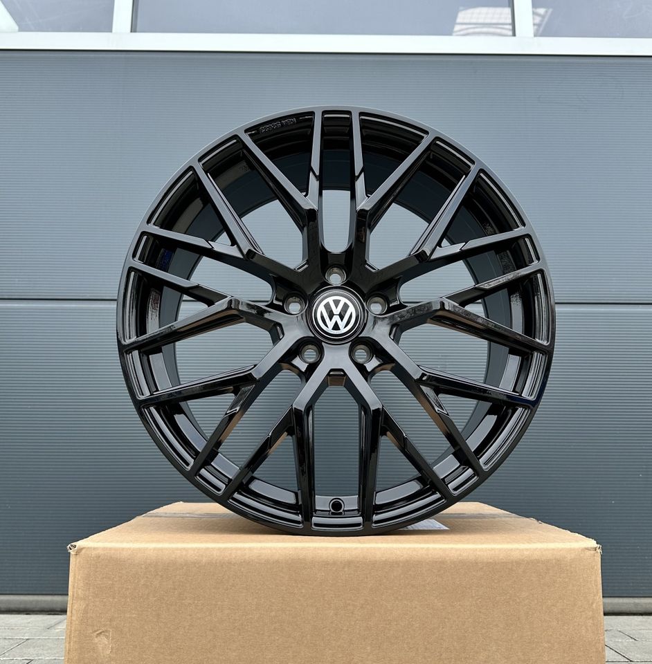 MAM RS4 18 Zoll Felgen für VW Golf 5 6 7 8 Passat Scirocco Arteon Phaeton Sharan GTI GTD GTE egolf 6R 7R 8R B5 B6 B7 B8 CC 3C 13 R 3H 3D 7N Sommerräder Winterräder schwarz Reifen Volkswagen in Neckarsulm