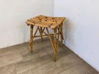 #A Hocker Bambushocker Sitzhocker Blumenhocker eckig Balkon DDR? Sachsen - Burgstädt Vorschau