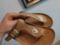 Gina Benotti Pantolette gr. 40 Gold ungetragen echtes Leder Neustadt - Huckelriede Vorschau