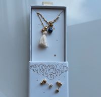 Schmuck Set Halskette Ohrringe Ohrstecker charm Anhänger 18k Stuttgart - Mühlhausen Vorschau