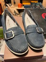 Tamaris Damen Slipper blau 39 neu ungetragen Hessen - Raunheim Vorschau