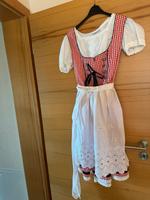 Dirndl, Gr. 42, Stockerpoint, rot weiß kariert mit weißer Schürze Bayern - Essenbach Vorschau