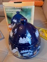 Keramikdose kobaltblau Weihnachten Mecklenburg-Strelitz - Landkreis - Neustrelitz Vorschau