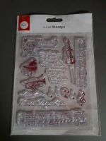 Rayher Clear Stamps Instrument Gitarre Klavier Trompete❗️NEU❗️ Duisburg - Friemersheim Vorschau