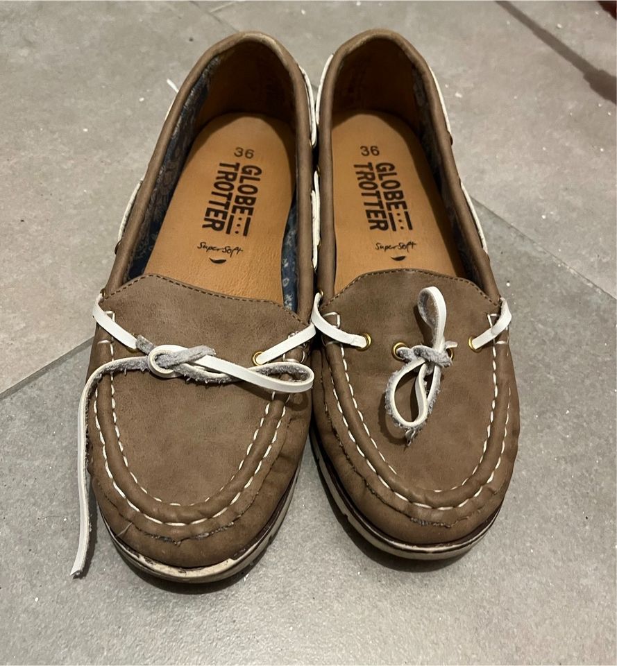 Mokassins Loafer Globe Trotter Gr.36 in Langerwehe