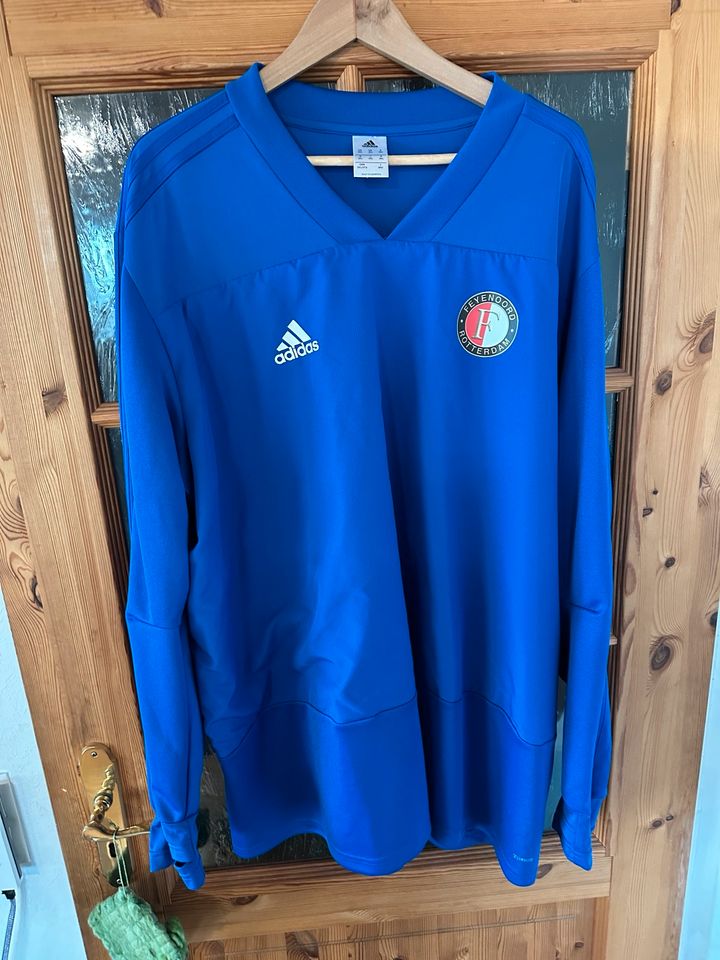 Feyenoord Rotterdam Trainingsshirt langarm Adidas XXXL in Rendsburg