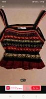 ZARA Häkeltop Stricktop M 36 38 neu rot schwarz Bayern - Straubing Vorschau
