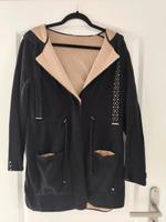 Jacke Strickjacke Mantel Monari 38 schwarz beige Sachsen-Anhalt - Egeln Vorschau