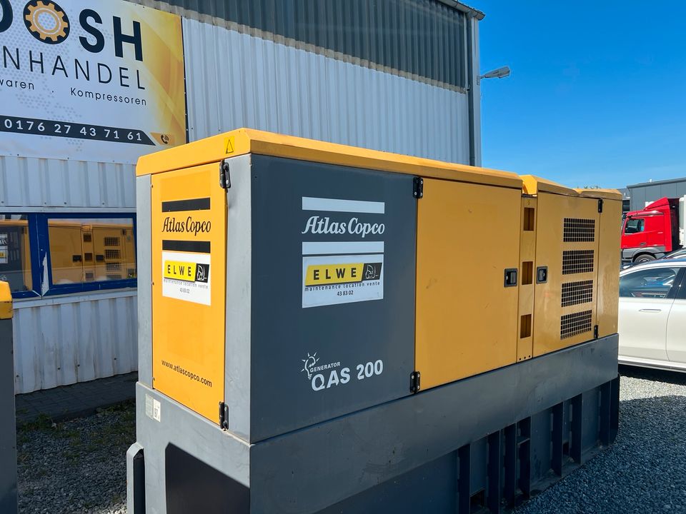 Stromaggregat Atlas copco 200 KVA Stromerzeuger Volvo Generator in Dänischenhagen