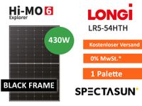 ☀️1 Palette 430W LONGI HI-MO6 LR5-54HTH-430M✅Black Frame Solarmodul Solarpanel. ✅Kostenloser Versand☀️Spectasun Berlin - Tempelhof Vorschau