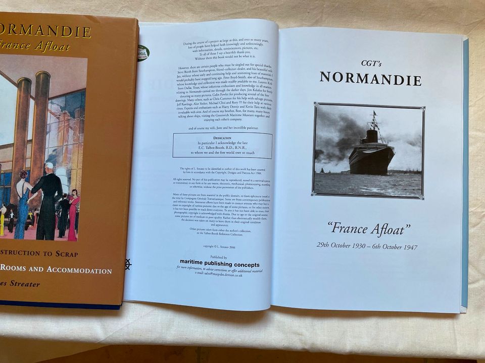 Normandie France Afloat From Construction to Scrap Volume 1 - 5 in Salzhausen