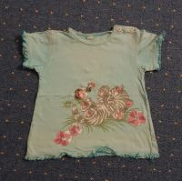 T-Shirt Top Oberteil mit Knöpfen Katze Blumen Gras Größe 86/92 Bremen - Vegesack Vorschau