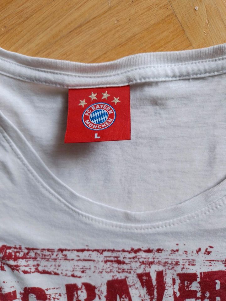 FCB FC Bayern Damen T-Shirt Gr. L in Wenzenbach