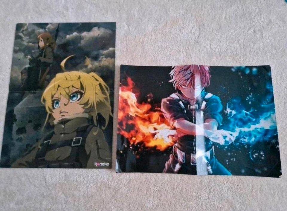 ANIME MEGA POSTER PAKET INKL. MANGA POSTKARTEN &#x7b;Anime figur& in Essen