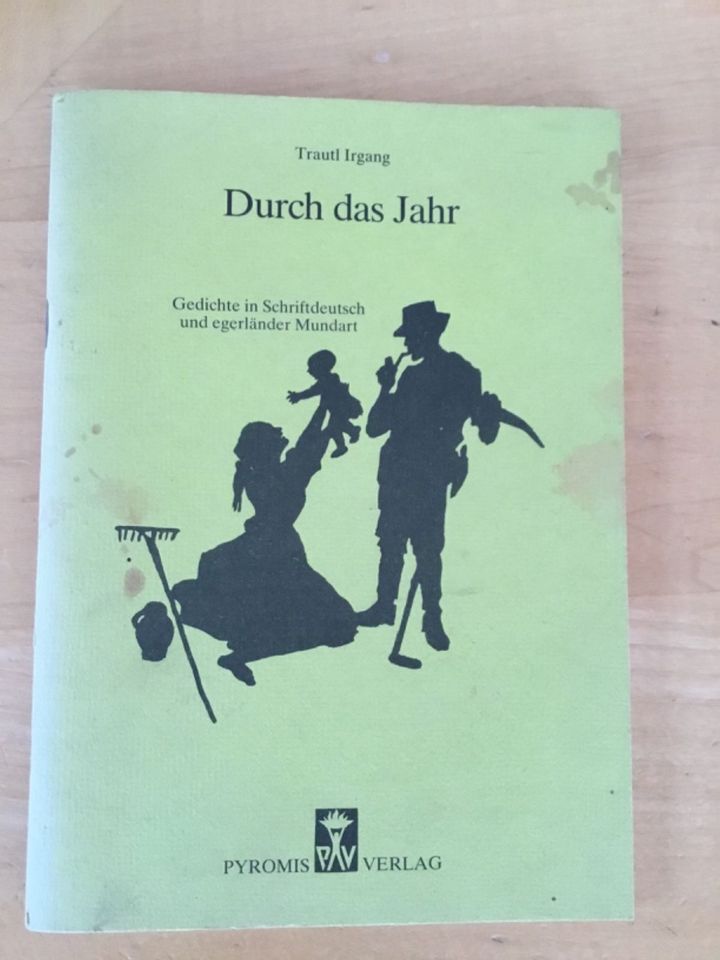 Buch Egerländisch Mundart Gedichte Traudl Irgang in Wunsiedel