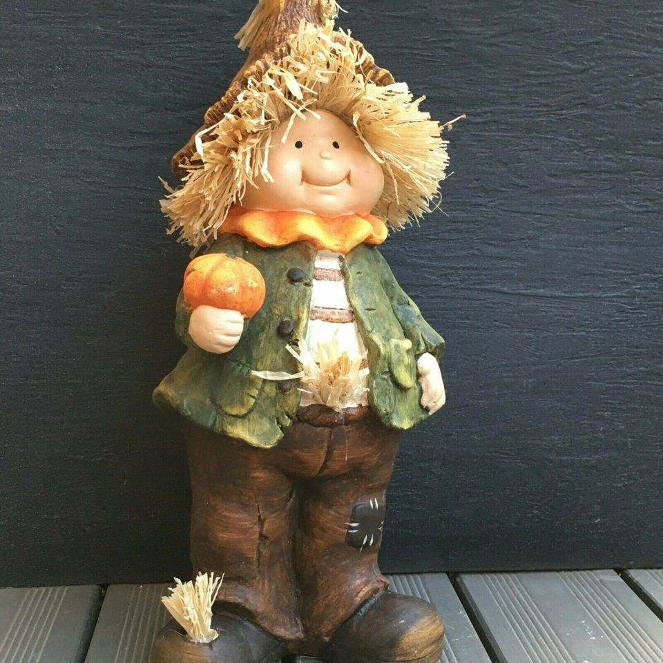 XL 40cm Dekorative Herbstfigur Erntefrau Skulptur Herbst Deko in Potsdam