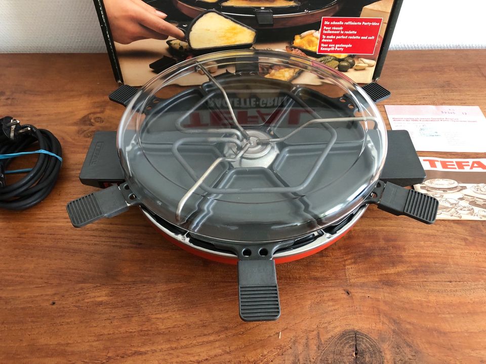 Top / wie neu! TEFAL Raclette Grill Gerät 6 Personen / Pfännchen in Heidelberg