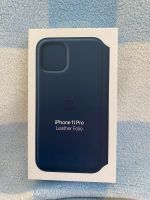 iPhone 11 Pro Leder Folio Blau neu original Thüringen - Rudolstadt Vorschau