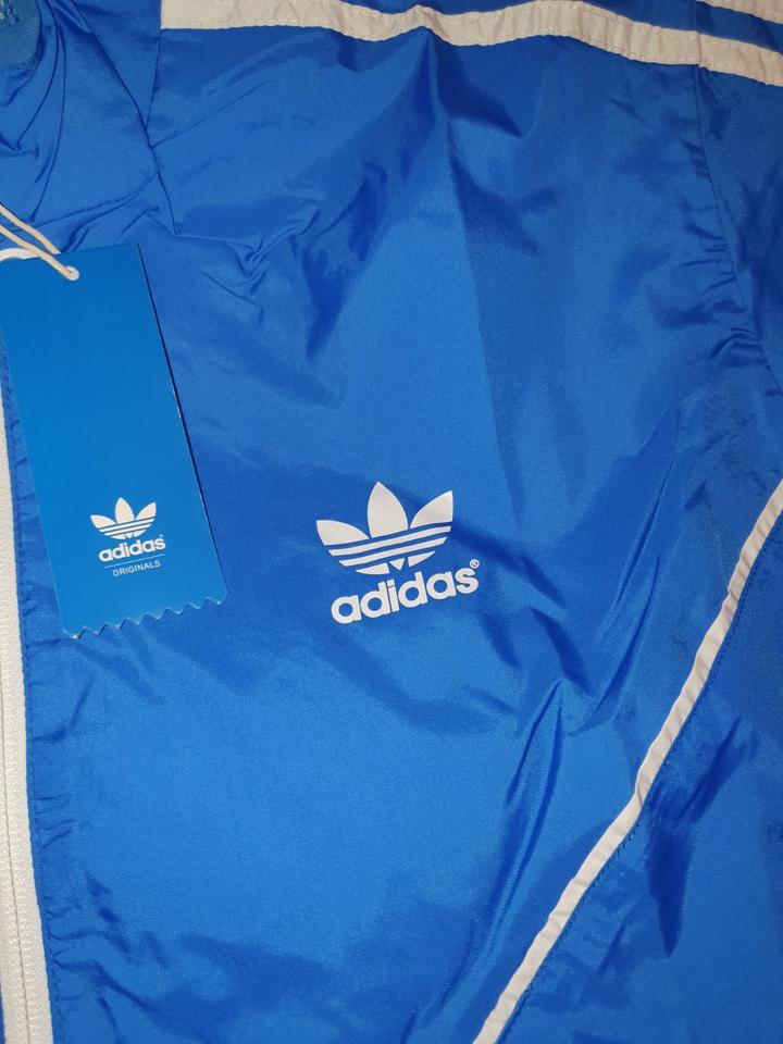 Adidas originals jacket bluebird blue hotsell