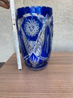 Vase in blauen Bleikristall Brandenburg - Doberlug-Kirchhain Vorschau