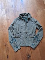 Mexx Jacket mit Stickereien Perlen Türkis Olive Gr. 34 Brandenburg - Teltow Vorschau