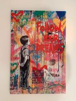 Banksy auf Leinwand gedruckt im Holzrahmen Berlin - Treptow Vorschau