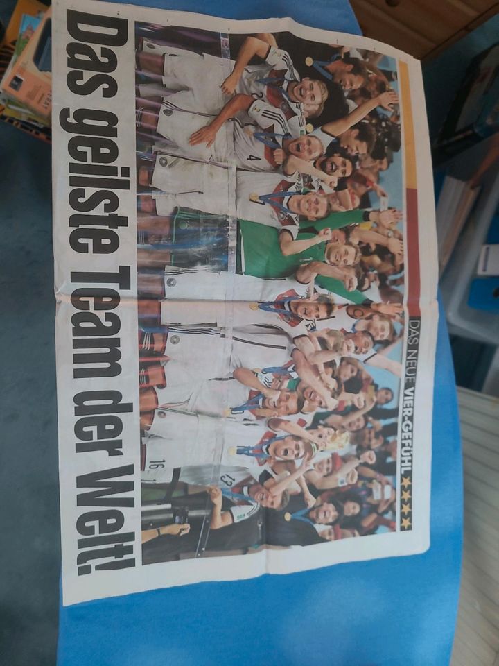 Original BILD Zeitung 15.Juli 2014 in Düsseldorf